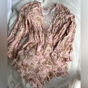 Floral Pink Romper Aguabendita target collab